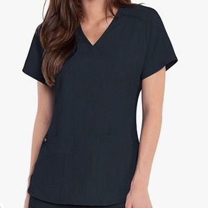Med Couture Scrub Top Pewter M